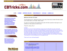 Tablet Screenshot of cbtricks.com